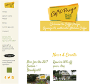 Tablet Screenshot of cafeprego.com